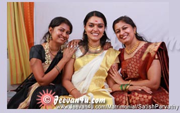 Parvathy Photo with Friends